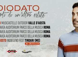 Diodato, 5 appuntamenti live per l’estate 2020 Diodato live 2020 - per gentile concessione di Wordforyou e otrlive