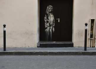 Ritrovata in Abruzzo l’opera di Banksy, rubata al Bataclan