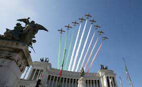 Frecce tricolori a Roma: il 2 giugno, la diretta tv