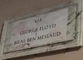 Roma: via Amba Aradam diventa via George Floyd