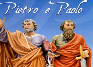 Auguri di buon onomastico Pietro e Paolo! Messaggi WhatsApp, gif e foto