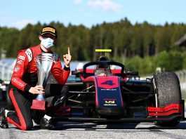 Gara 1 GP Austria F2 2020, Ilott vince in scioltezza Gara 1 GP Austria F2 2020