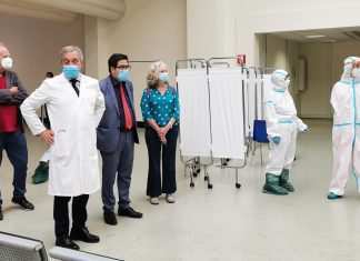 Roma, trovati 5 positivi a Fiumicino provenienti dal Qatar Personale medico a Fiumicino (Canale Dieci)