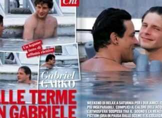 Gabriel Garko e Gabriele Rossi avvistati insieme a Roma