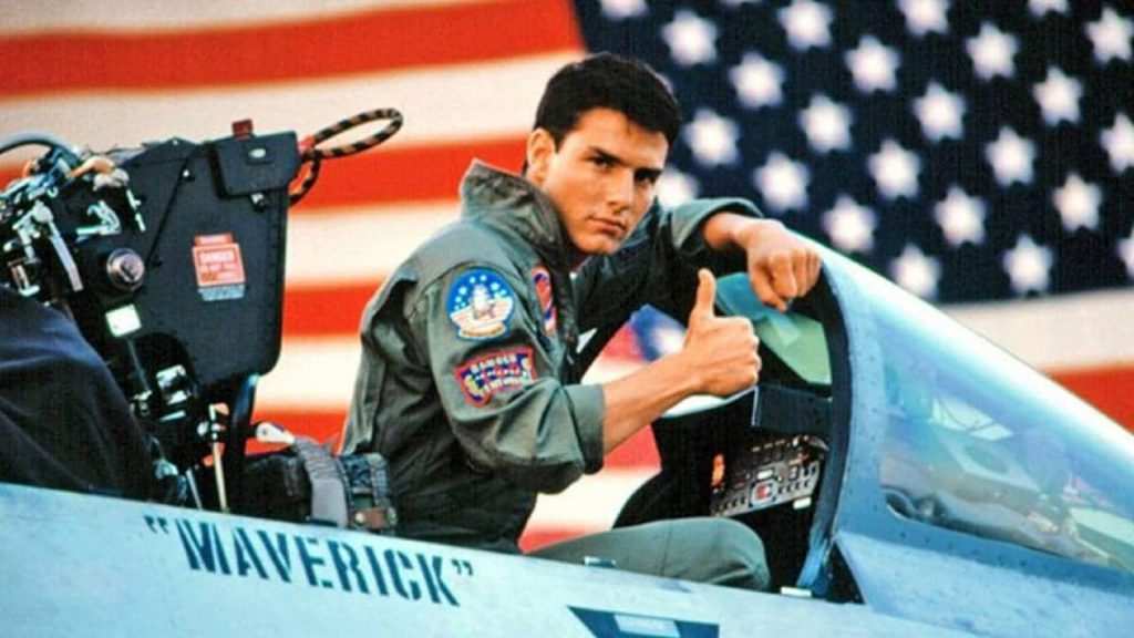 Tom Cruise in Top Gun - Photo Credits: cinematographe.it