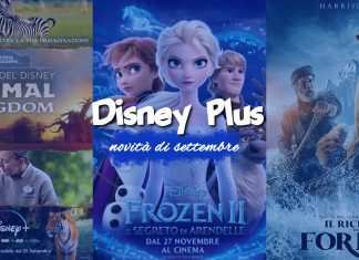 Disney Plus: le novità di settembre