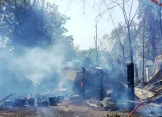 Incendio a Roma, il Parco degli Acquedotti in fiamme