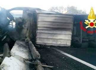 Roma Sud: incidente tra tir e auto, un morto