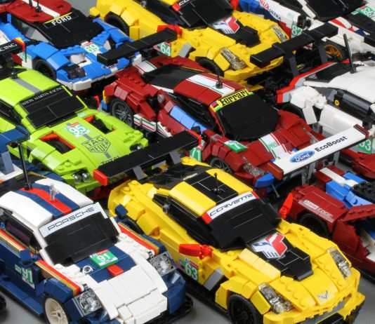 WEC e Lego, la griglia LMGTE Pro del 2018 ricreata con auto giocattolo Lego auto giocattolo WEC