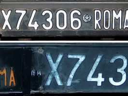 Targa automobilistica: nasce il segno di riconoscimento delle auto