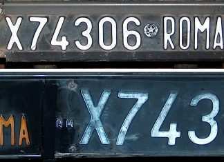 Targa automobilistica: nasce il segno di riconoscimento delle auto