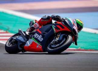 Test Aprilia, la RS-GP fa un passo avanti Test Aprilia