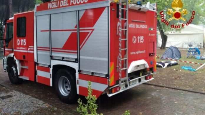 Incidente campeggio Marina di Massa