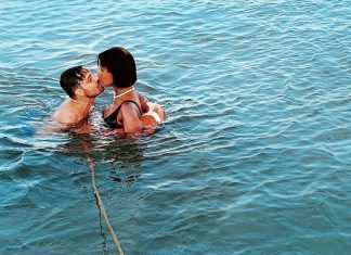 Georgette Polizzi e la malattia: in acqua con salvagente, sorriso e amore