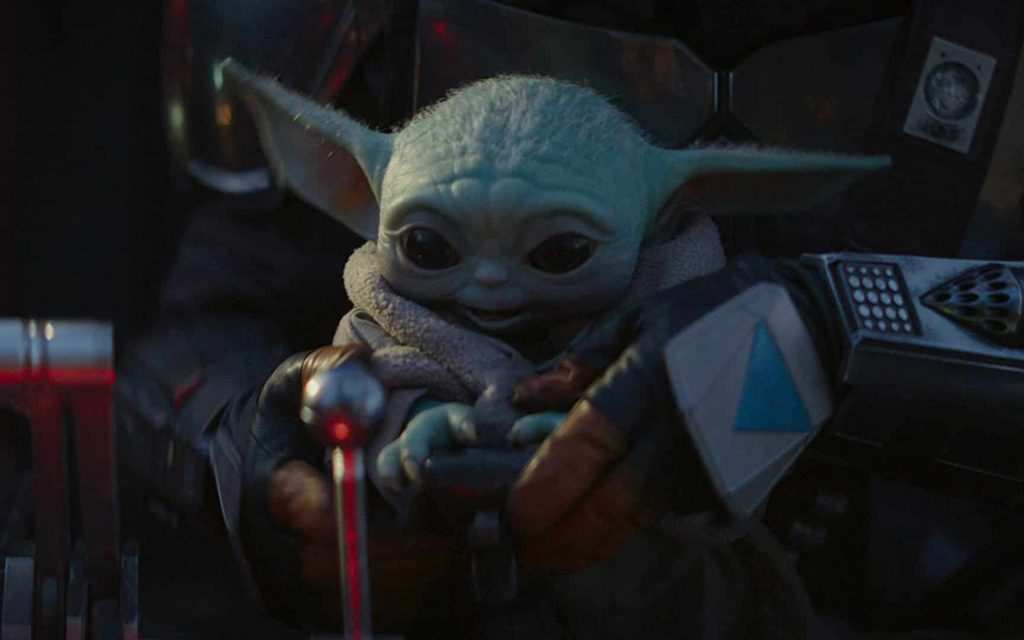 Baby Yoda in "The Mandalorian". Photo: Web.