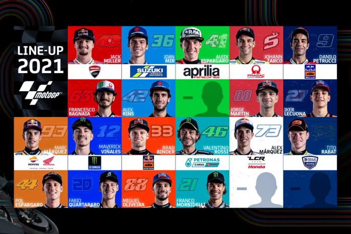 mercato piloti MotoGP 2021 lineup