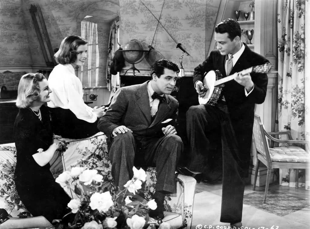  Doris Nolan, Katharine Hepburn, Cary Grant e Lew Ayres in Incantesimo - Photo Credits: pinterest.dk