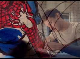 CoffeeNSupes: l’amichevole Spiderman di quartiere Peter Parker in una scena del film - Photo Credits: web