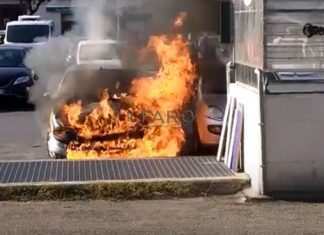 Formia, due auto a fioco a Largo Paone