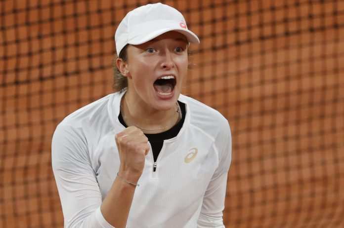 Iga Swiatek oggi alle semifinali del Roland Garros, credits Christian Harthmann