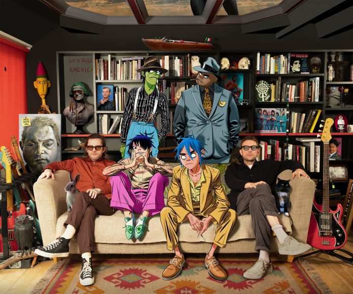 La virtual band dei Gorillaz - photo credits: pinterest
