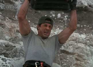 “Cliffangher-L’ultima sfida”, Stallone e le arrampicate in montagna Cliffangher, fonte imdb.com