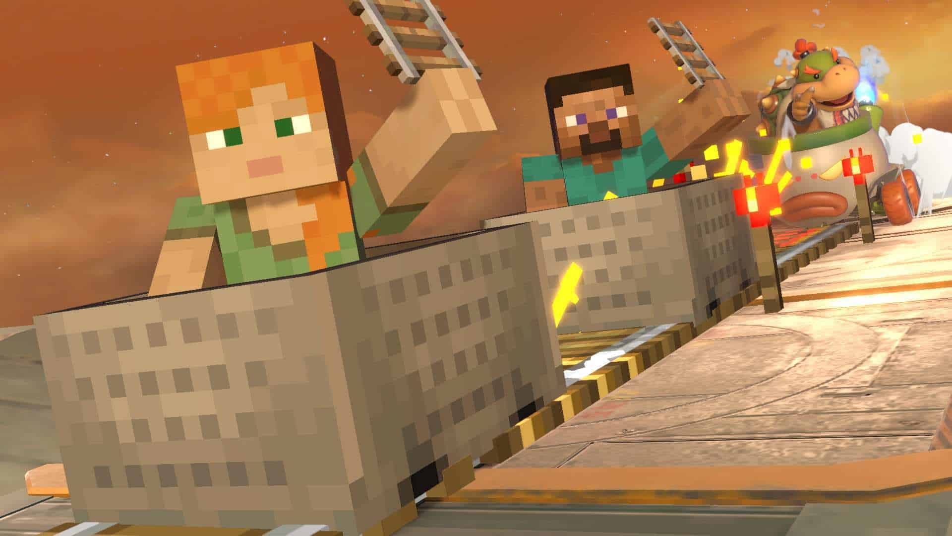 Super Smash Bros. Ultimate – In arrivo Steve e Alex di Minecraft Super Smash Bros. Ultimate - photo credit: Nintendo.