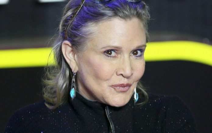 Carrie Fisher - Photo Credits: The Telegraph