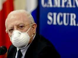 Campania, da venerdì 23 ottobre coprifuoco alle 23