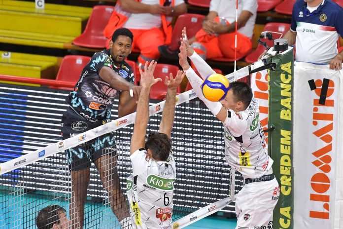 attacco Leon - Photo Credit: Lega Volley Official Website