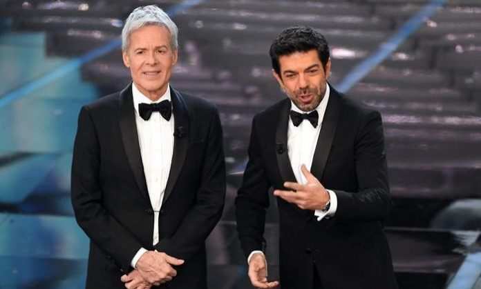 Claudio Baglioni e Pierfrancesco Favino Baglioni e Favino - Photo credit: doremifasol.org