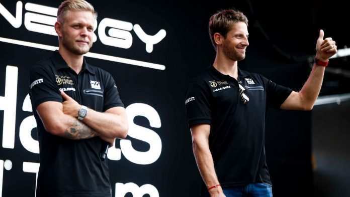 Grosjean Magnussen Haas