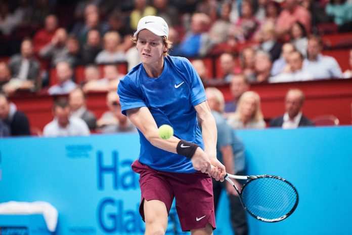 Jannik Sinner oggi nell'Atp di Colonia contro Herbert, credits Leo Hagen, e-motion/Bildagentur Zolles KG