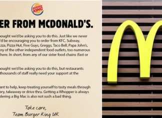 Burger King spiazza tutti: “Comprate da McDonald”