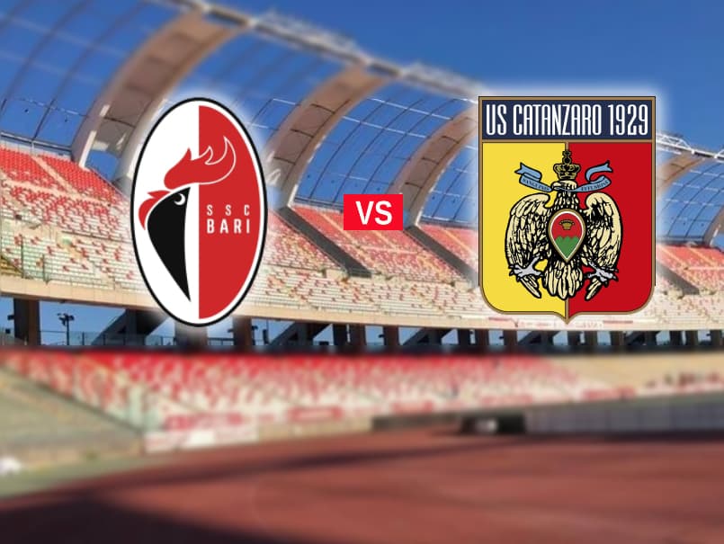 Bari-Catanzaro: le ultime e dove vedere il big-match