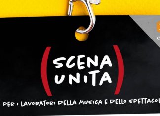 “Scena Unita” , il fondo ideato da Fedez ha raccolto quasi 5 milioni di euro "Scena unita" , Logo dell'iniziativa ideata d Fedez - photo credits: All Music Italia