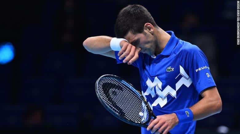 Novak Djokovic deluso alle ATP Finals
