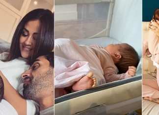 Giorgia Palmas e Filippo Magnini e la figlia Mia