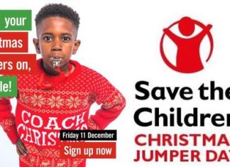 Christmas Jumper Day e Elodie per far sorridere i bambini CHRISTMAS JUMPER DAY