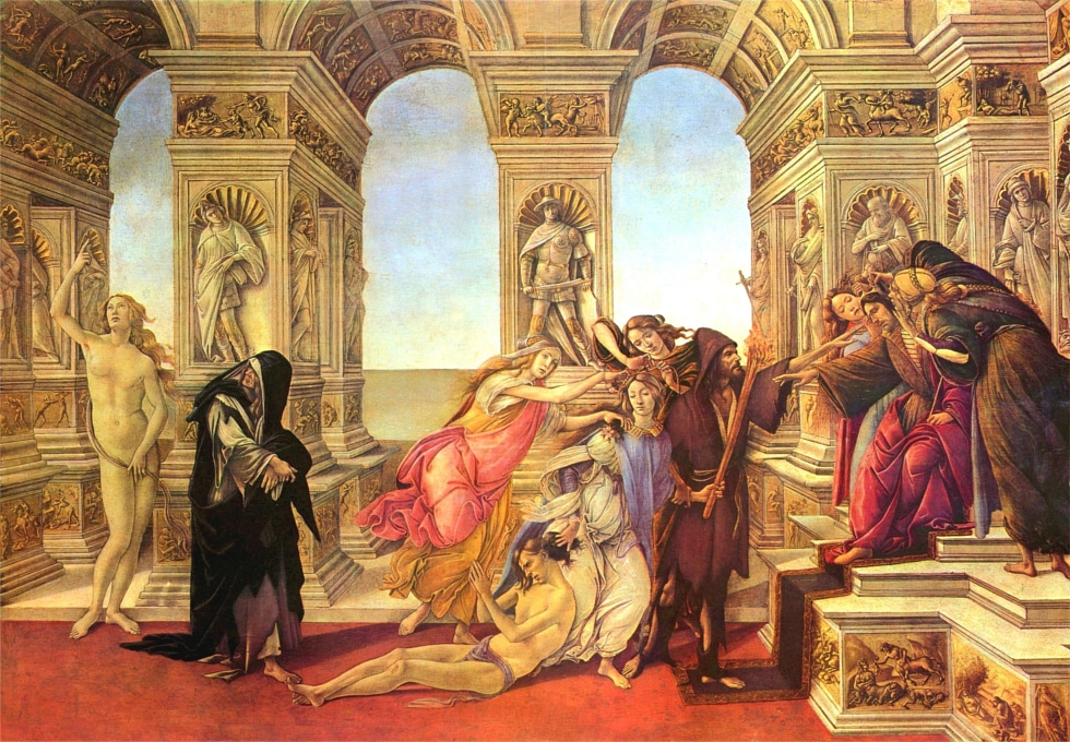 Sandro Botticelli, Calunnia - Photo Credits: bakeca.it