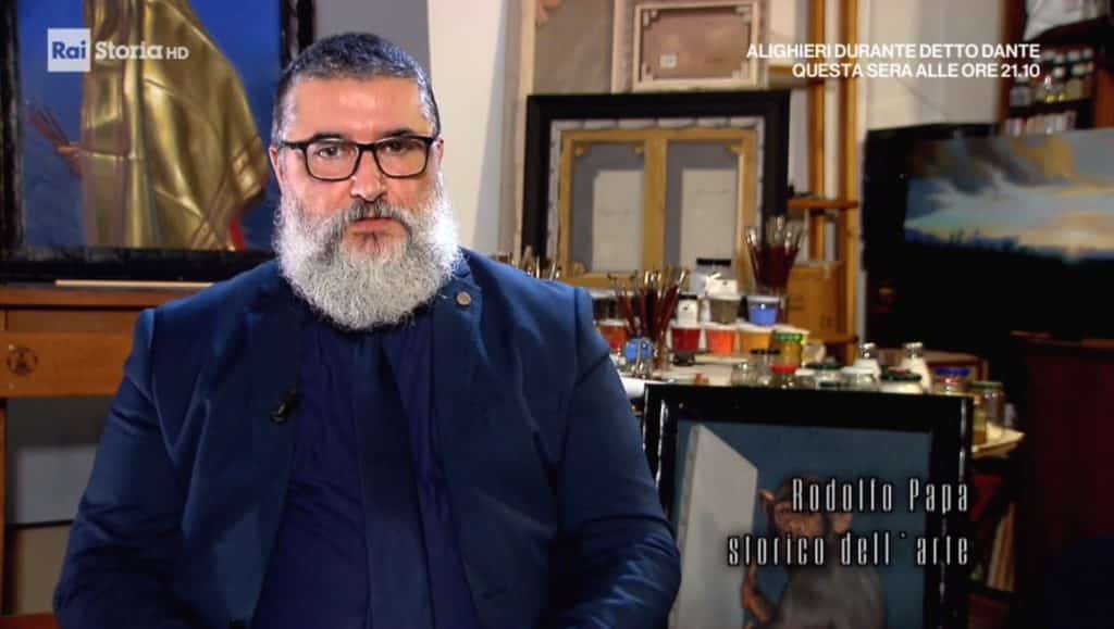 Iconologia, Il Prof. Rodolfo Papa - Photo crdits: raiplay.it