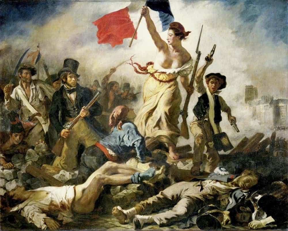 Eugène Delacroix, La libertà che guida il popolo - Photo Credits: arteworld.it