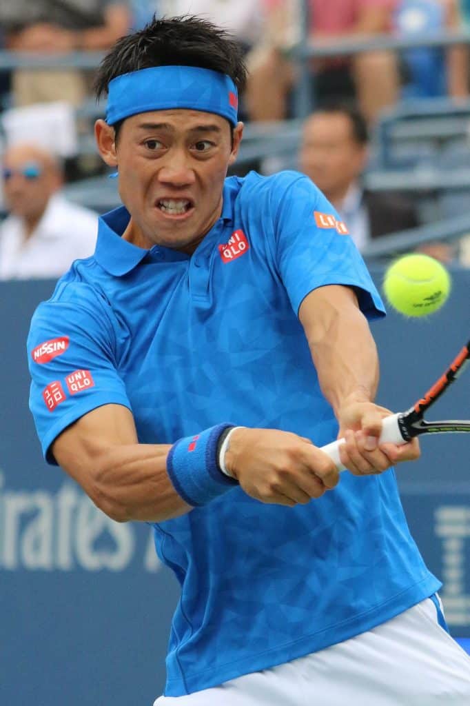 Kei Nishikori -  Photo Credits: Wikipedia