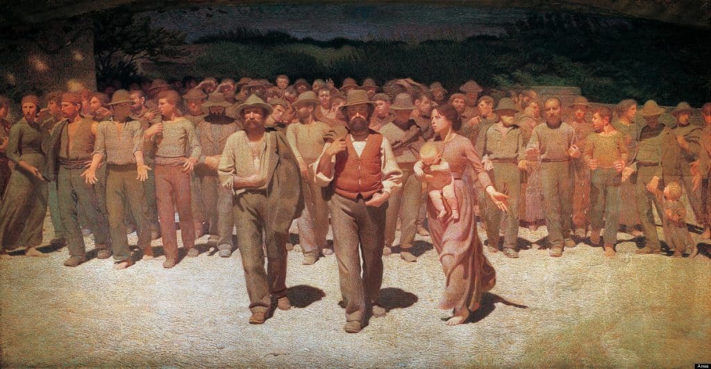 Giuseppe Pellizza da Volpedo, Il quarto Stato - Photo Credits: analisidellopera.it