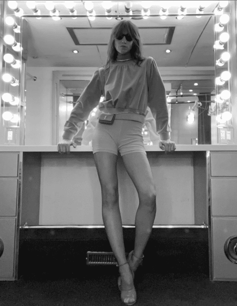 Charlotte Gainsbourg wears YSL - Photo Credits: Instagram @charlottegainsbourg