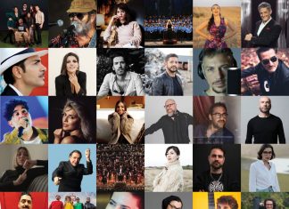 Viene Natale, esce domani il nuovo brano cantato da Fiorello e Carmen Consoli Viene Natale (Se stiamo lontani staremo vicini), Fiorello, Carmen Consoli e gli altri artisti coinvolti nel progetto - ph: ufficio stampa Parole e dintorni