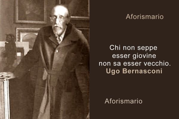 Aforisma di Ugo Bernasconi - Photo Credits: Aforismario.it