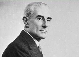 Affresco di Maurice Ravel, il compositore di Bolèro maurice ravel - photo credits: atlantasymphony