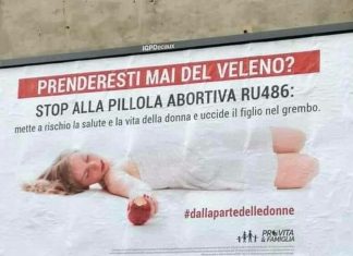 Il cartello pubblicitario Pro Vita è #dallapartedelledonne? Probabilmente no Photo Credits: milanotoday.it