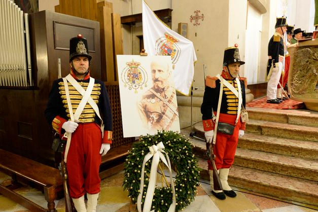 tributo alla memoria di Francesco II di Borbone- photo credits:giornaletrentino.it